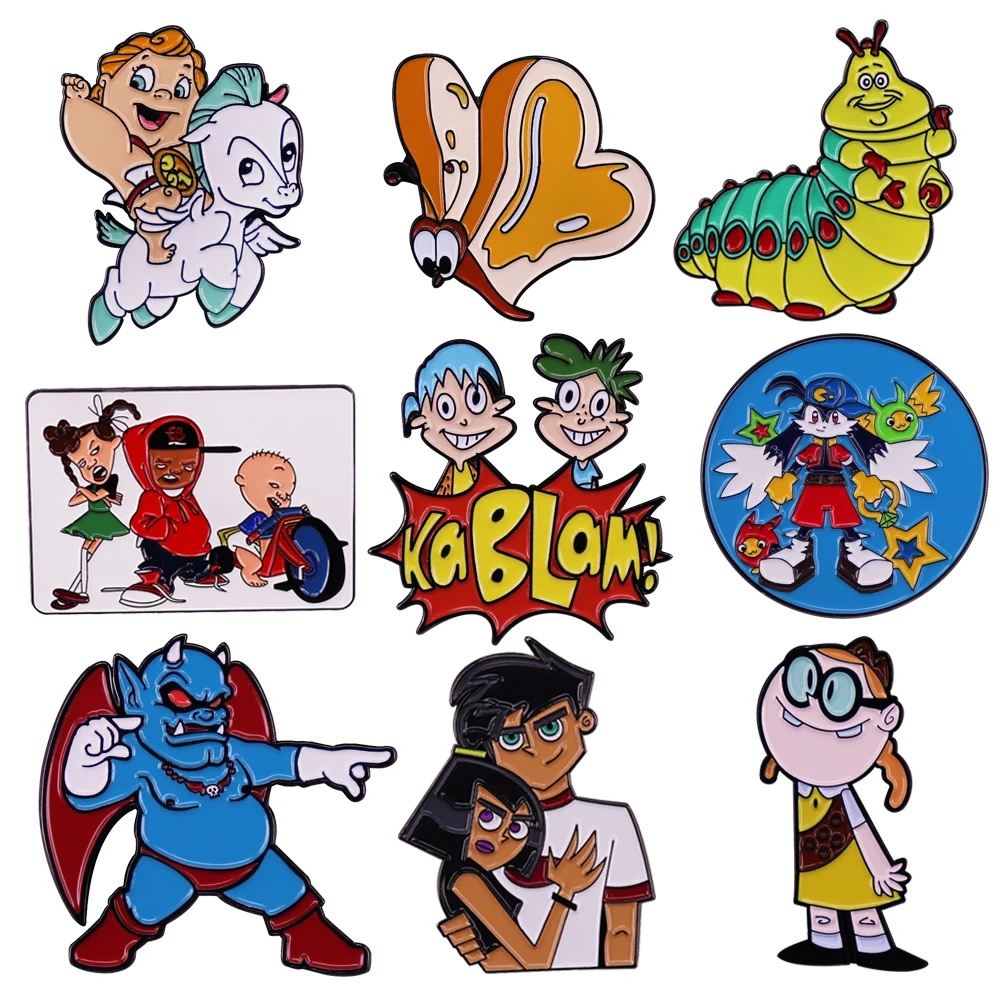 

KKZ378 Cool Stuff Cartoon Collection Hard Enamel Pin Badge Backpack Bag Collar Lapel Pins Decoration Jewelry Gifts For Friends
