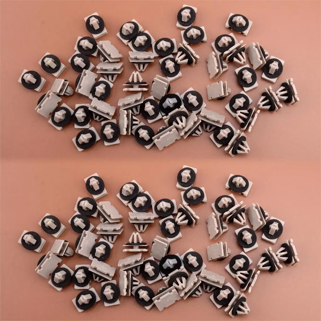 

100 шт., молдинговый зажим для качающейся панели, крепеж для внешней отделки 68172491AA, подходит для Chevrolet подачи, Dorman, Jeep Grand Cherokee WK2