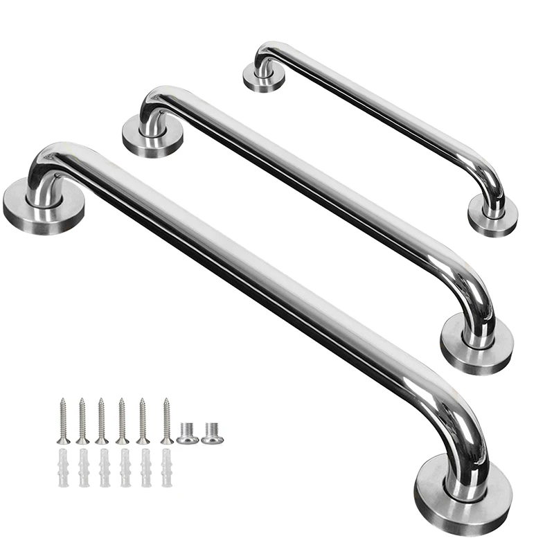 

Shower Safety Support Handle Household Towel Rack Stainless Steel Bathroom Tub Toilet Handrail Grab Bar Bathroom Accessories