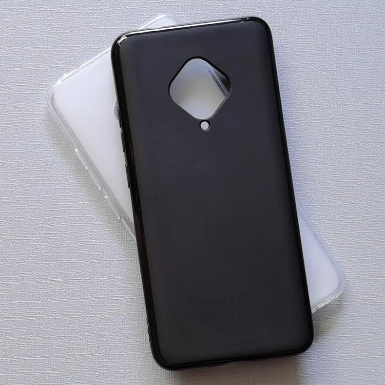 Роскошный оригинальный противоударный матовый чехол для телефона VIVO Y9S мягкий из
