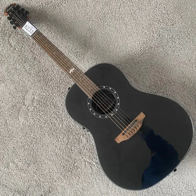 Фото Электроакустическая гитара Ovation Ultra 1516 41' с цельной верхней декой и активным звукоснимателем, 6 цветов на выбор, в наличии, сделано в Китае №5