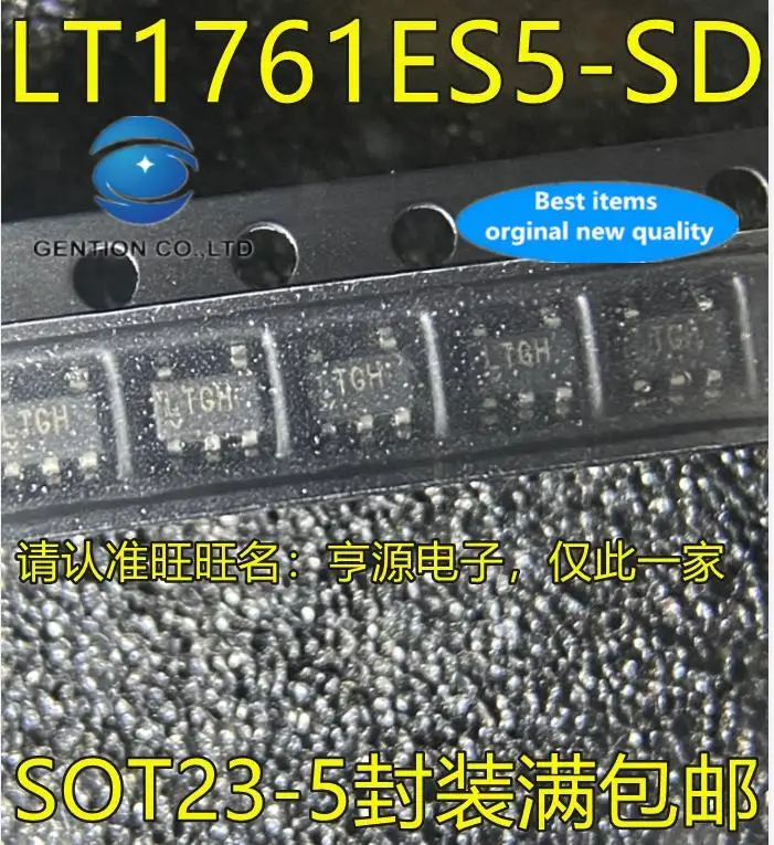 

10pcs 100% orginal new in stock LT1761ES5-SD LT1761ES5 silk screen LTGH SOT23-5 voltage regulator chip