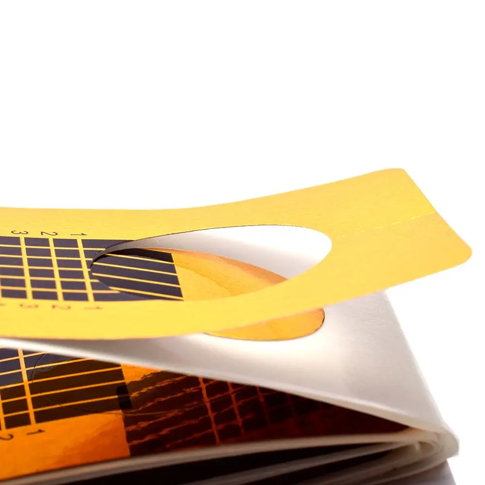 

50 шт., профессиональные наклейки для наращивания ногтей