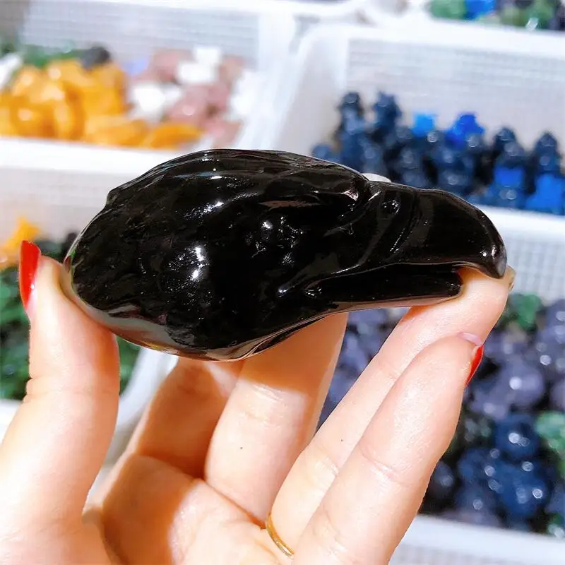 1 шт. статуэтка из натурального серебра с головой орла