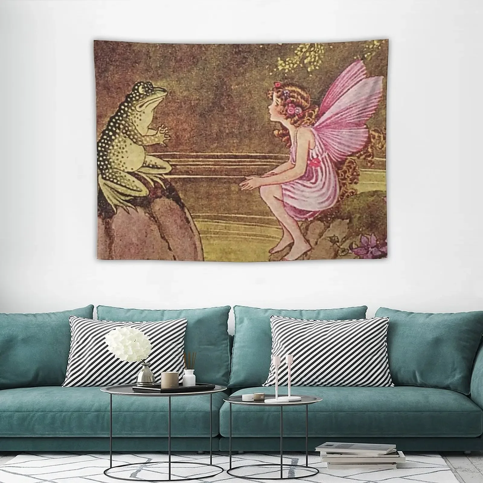 Гобелен с говорящими лягушками и феями Ида рентвул Outhwaite украшение для спальни