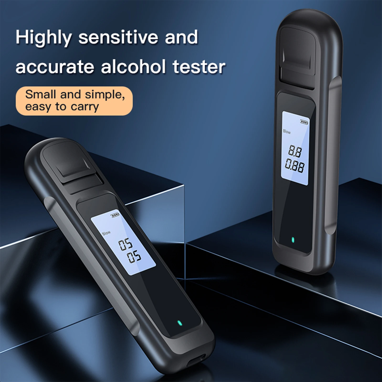 USB Перезаряжаемый алкотестер тестер DUI цифровой ЖК-дисплей анализатор дыхания