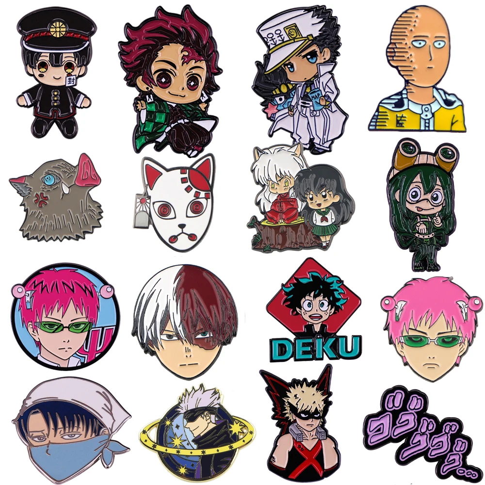 Ramulus LT800 аниме манга крутая брошь Esmalte унисекс модная металлическая булавка