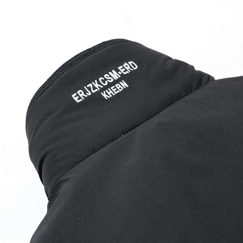 2022 Winter light white duck down jacket men's short trend lamb fleece collar thickened warm jacket top shopping men's clothing