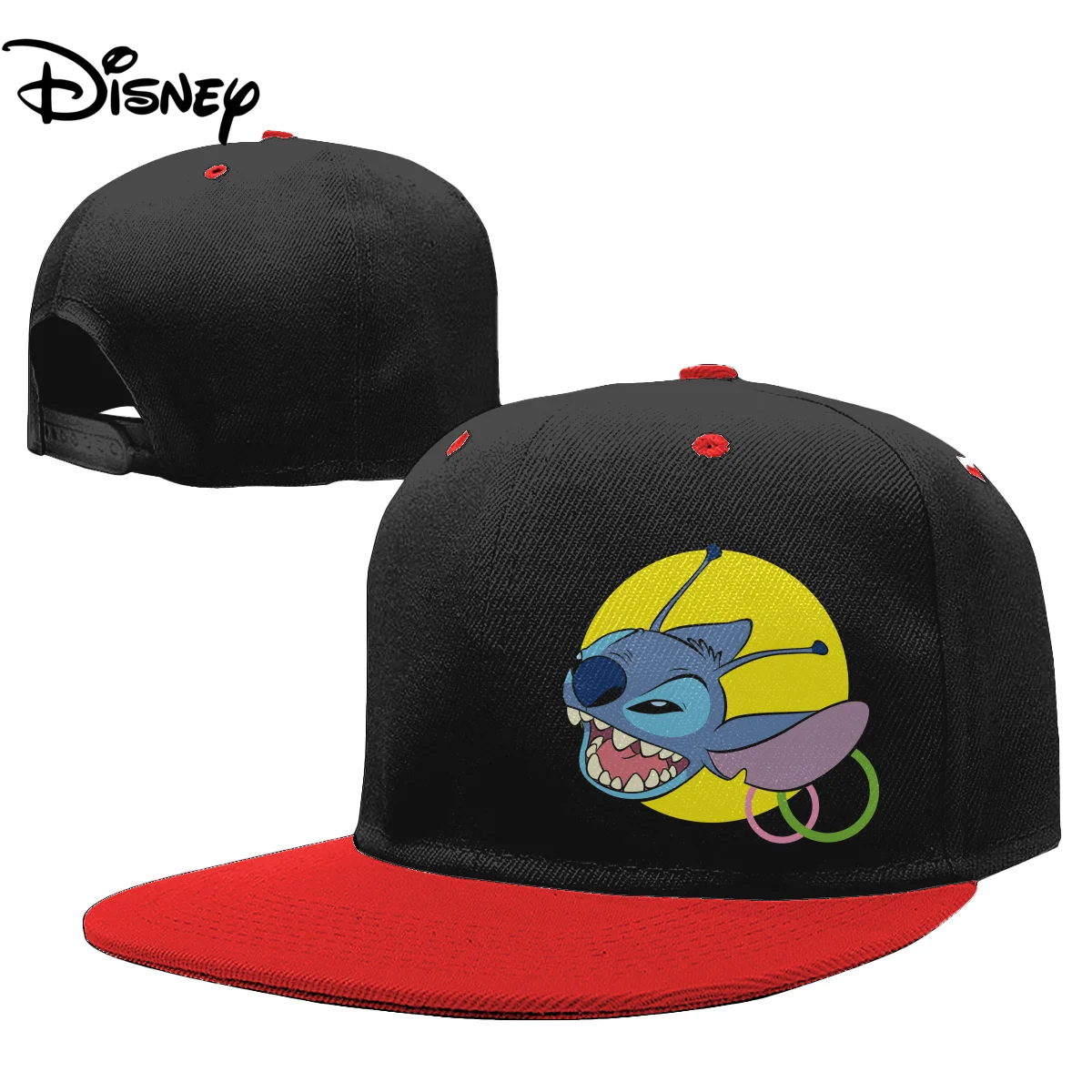 

Disney Children Hip-hop Cap Breathable Sun Hat Boy Girls Cartoon Stitch Baseball Cap Summer Outdoor Sport Adjustable Visors Hat