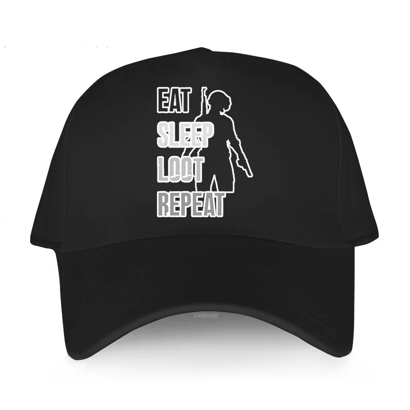 

New arrived short visor hat men luxury brand caps eat sleep loot repeat Unisex Outdoor Baseball cap Sports Snapback Running Hat
