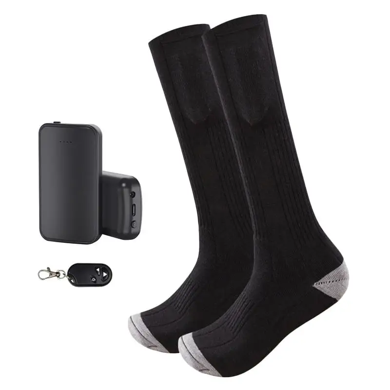 

Unisex Electric Heated Socks Warm Socks Boot Feet Warmer USB Rechargable Battery Socks Winter Outdoor Camping Ski Sport Socks