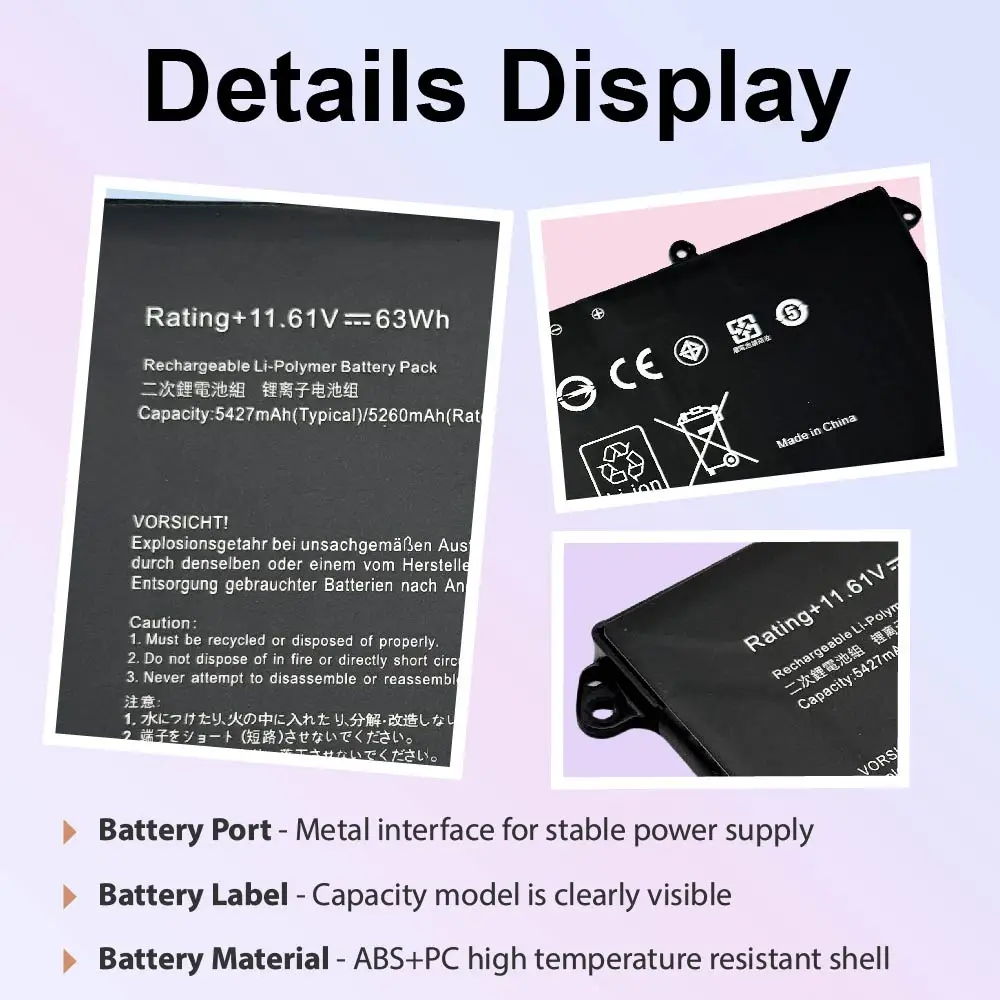 Фото Сменная батарея C31N2019 для ноутбуков Asus VivoBook Pro 14 OLED K3400P S3401 M3401 14X OLED M7400 N7400 N7400P Series №3