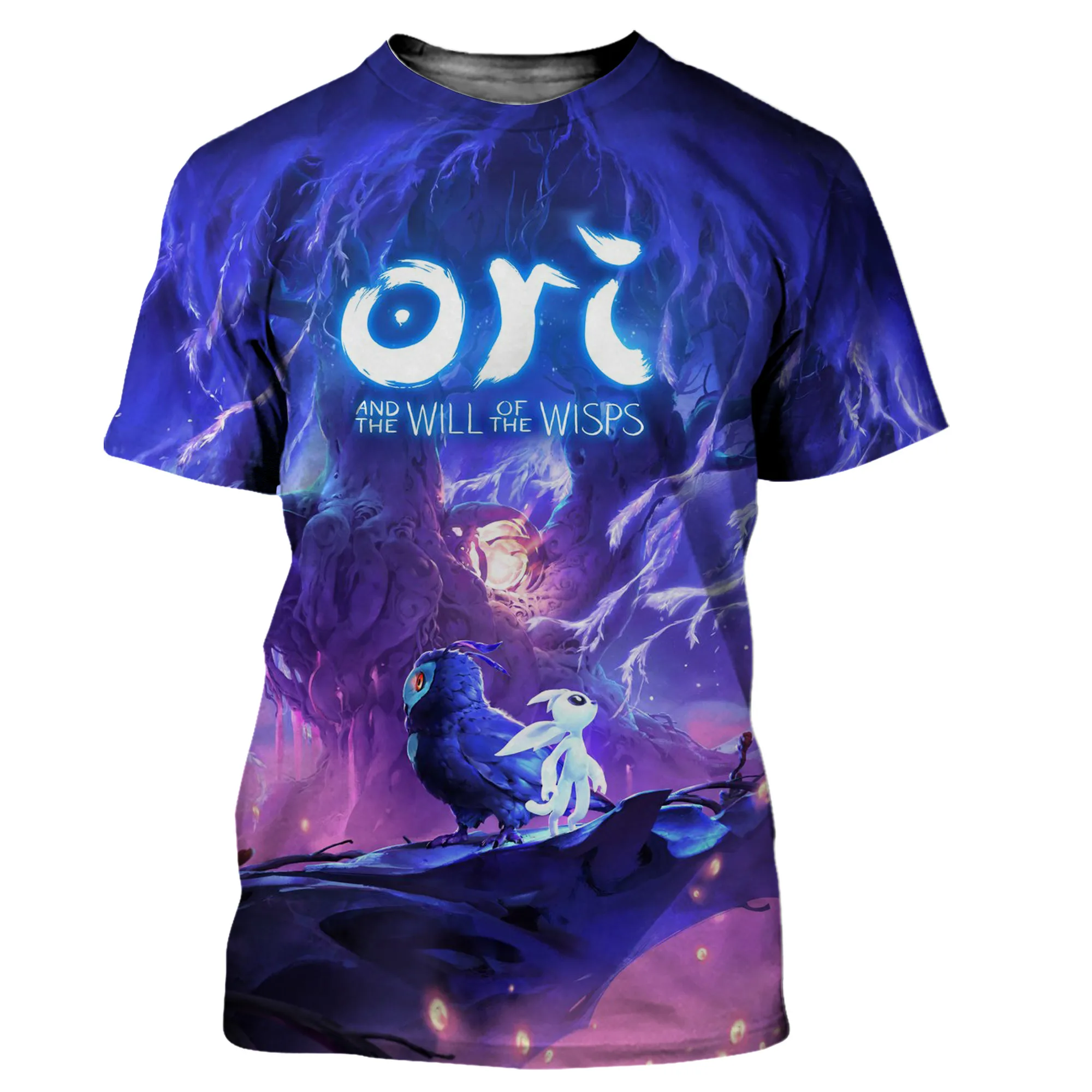 

Новые футболки Ori и the Will of the Wisps, мультяшная игра, 3D печатная уличная одежда, модная мужская и женская футболка большого размера, Детские футболки, топы