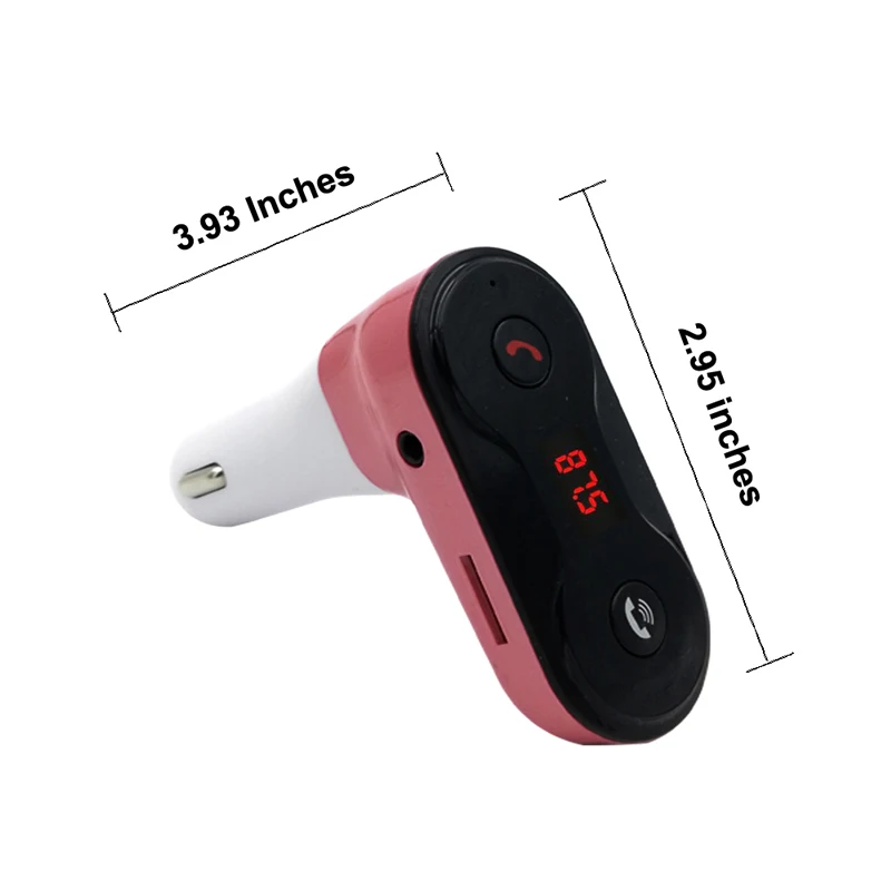 

Hands Free Wireless Bluetooth FM Transmitter + AUX Modulator C8 Car Kit Music Mini MP3 Player TF SD USB LCD Drop Shipping