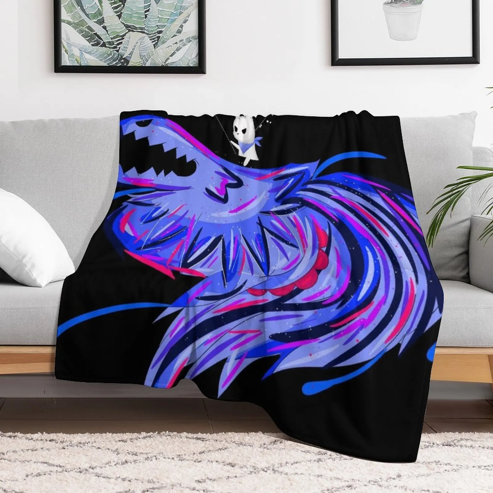 Одеяло Slugcat и ящерица для детских дизайнерских одеял