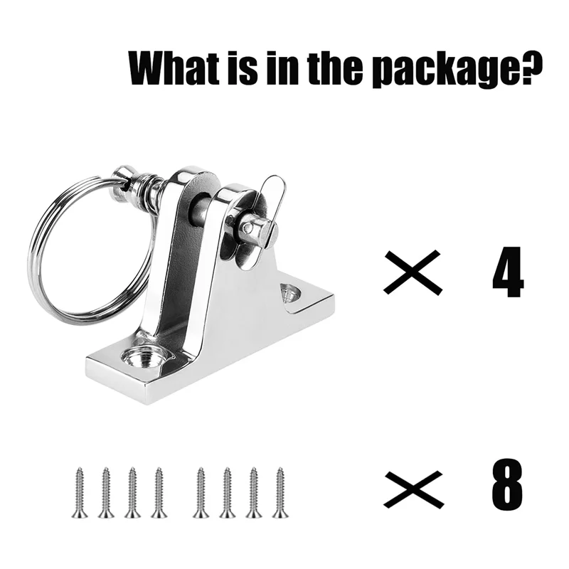 Bimini Верхний шарнир для палубы с быстроразъемным штифтом оборудование крепления