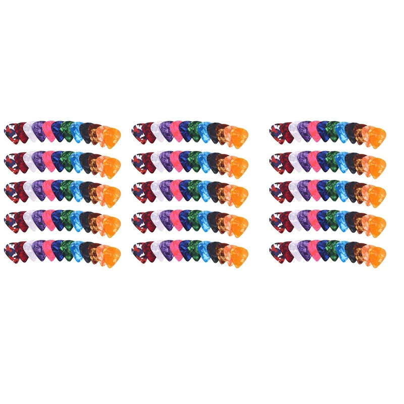 

180 Pack Abstract Art Colorful Guitar Picks, Unique Guitar Gift For Bass, Electric & Acoustic Guitars Includes