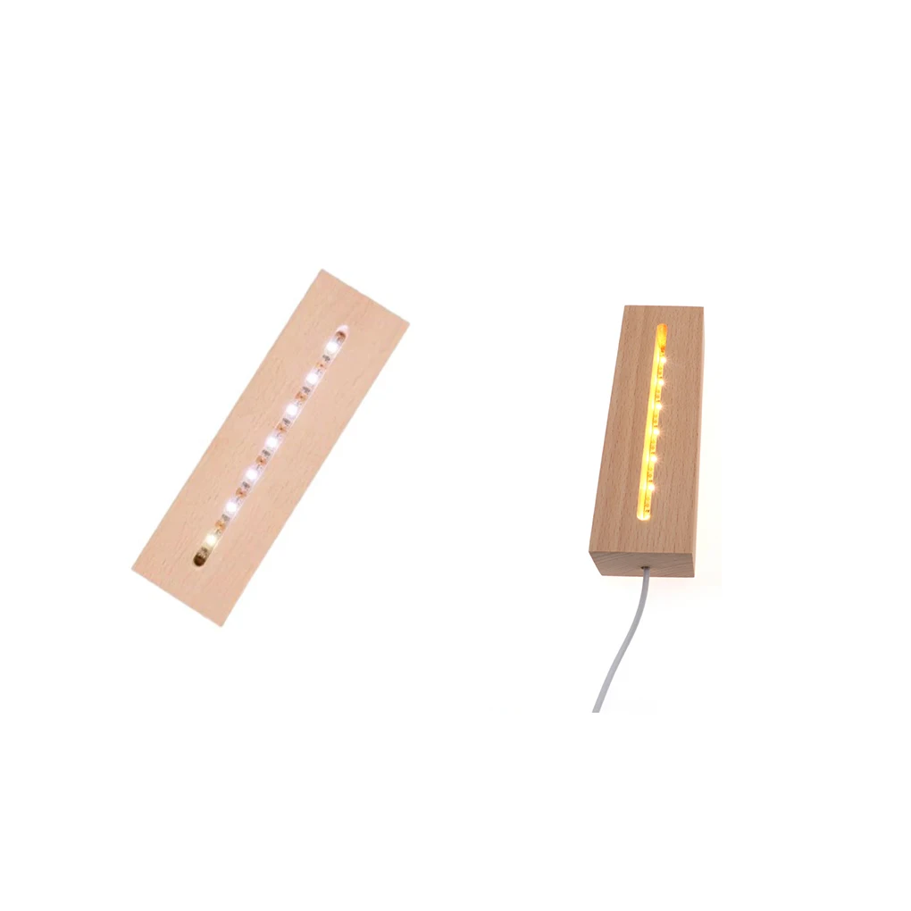 

Настольная подставка для спальни, в виде полосы из бука