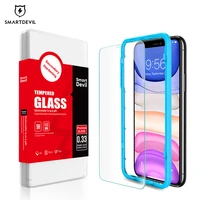 smartdevil screen protector for iphone 11 12 13 mini pro max tempered glass x 8 7 plus xs xr non full cover front film