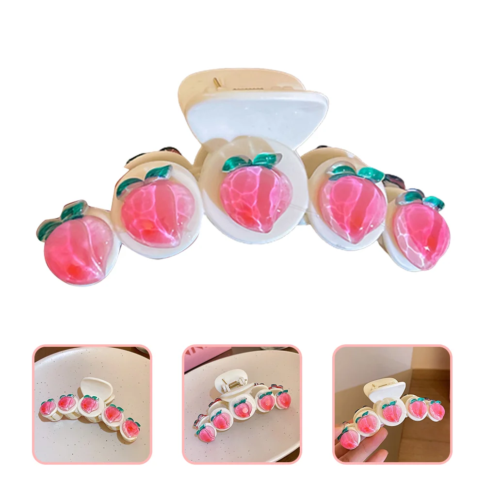 

3 Pcs Claw Cute Clips Hair Accessories Girl Accesories Long Accessory Women Headgear Small