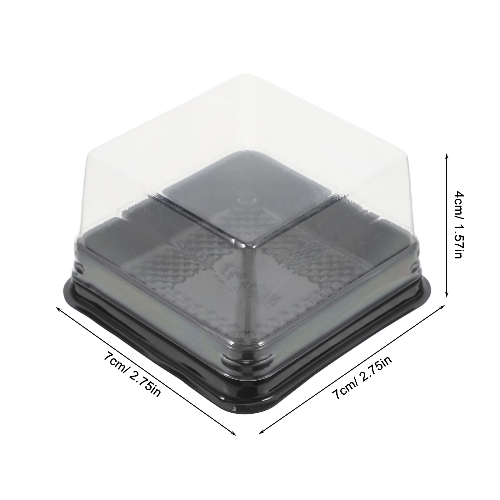 Упаковочная коробка Купол Яичный желток Хрустящая упаковка Маффины Пончики