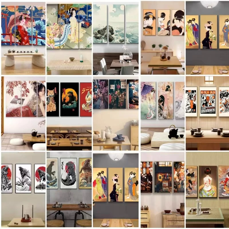 

5D Handmade Diamond Decorative Paintings Hanging Paintings Decoration Sushi Restaurant Decoration Ladies Drawing Cross Embroider
