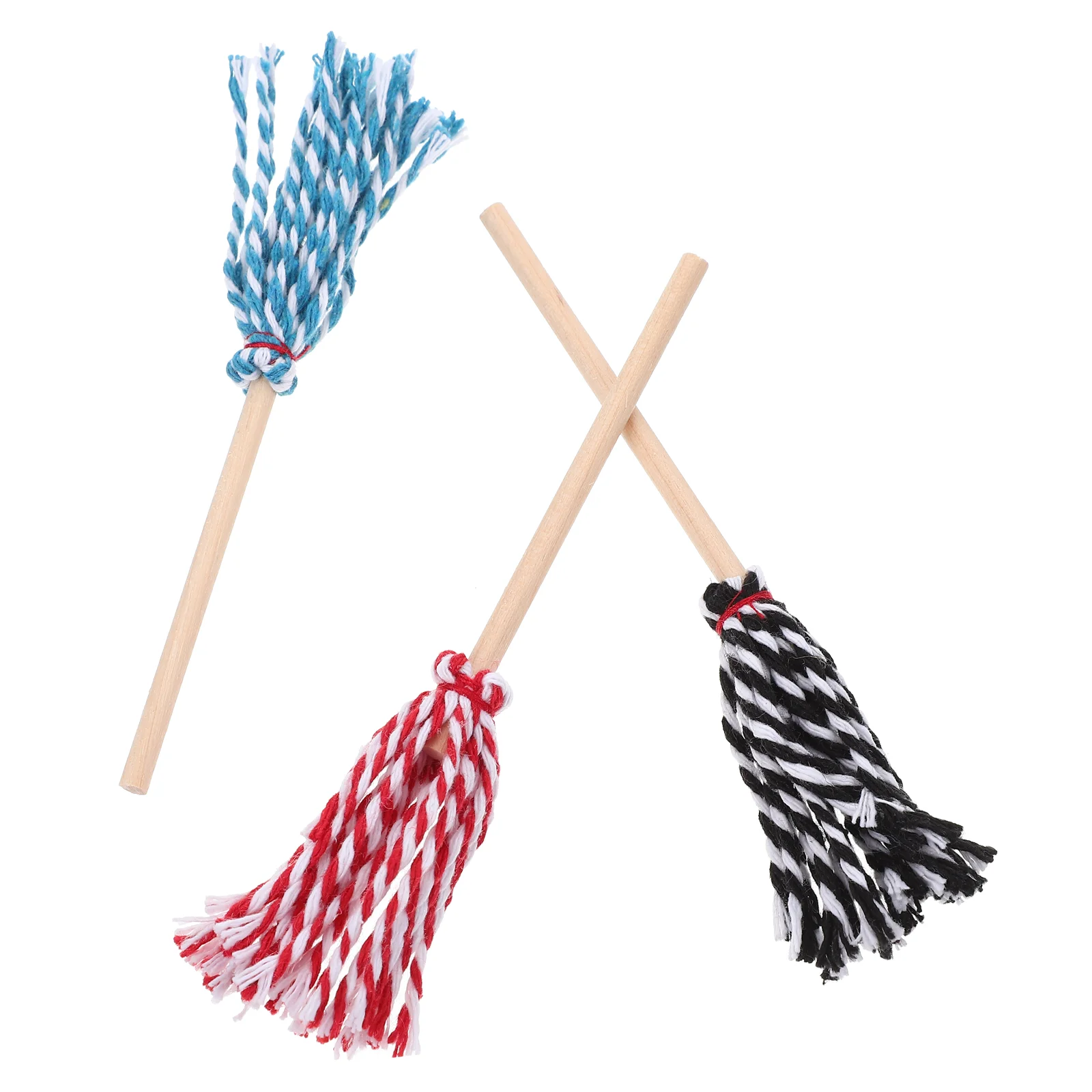 3 шт. миниатюрная детская модель швабры детские игрушки домашний декор куклы