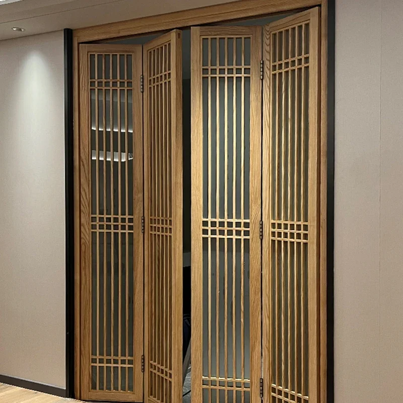 Настраиваемая главная входная домашняя раздвижная дверь интерьер деревянный