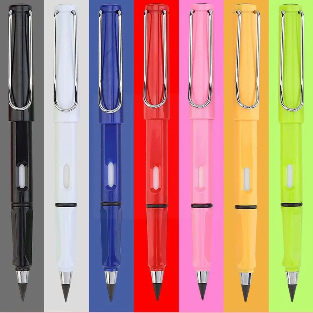

Office Technology Unlimited Writing Eternal Pencil No Ink Magic Pen School Hb Pencil For Art Sketch Painting Kawaii Station Y6o7