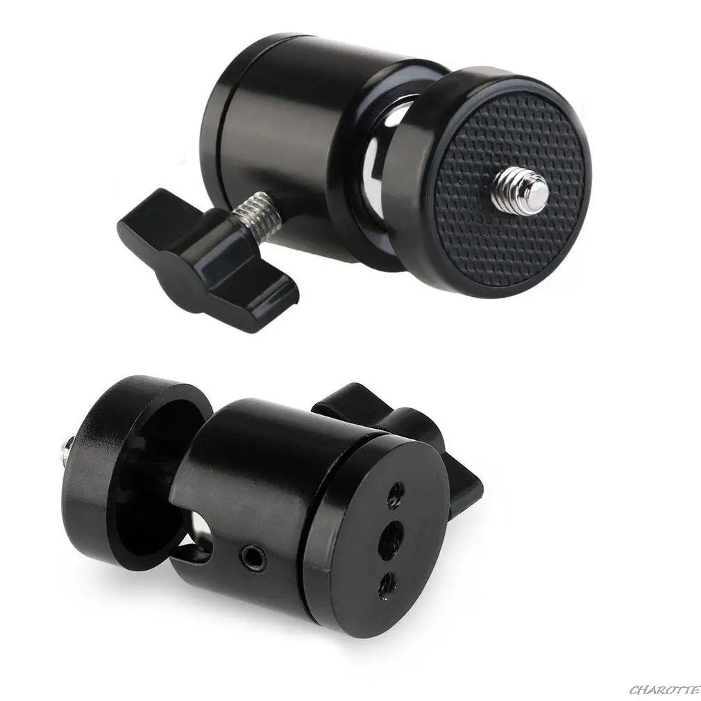 

SmallRig Video Metal Mini Ball Head Cold/Hot Shoe Mount w/ 1/4 inch Screw Support Bracket fr DSLR Camera LED Light Monitor 2059