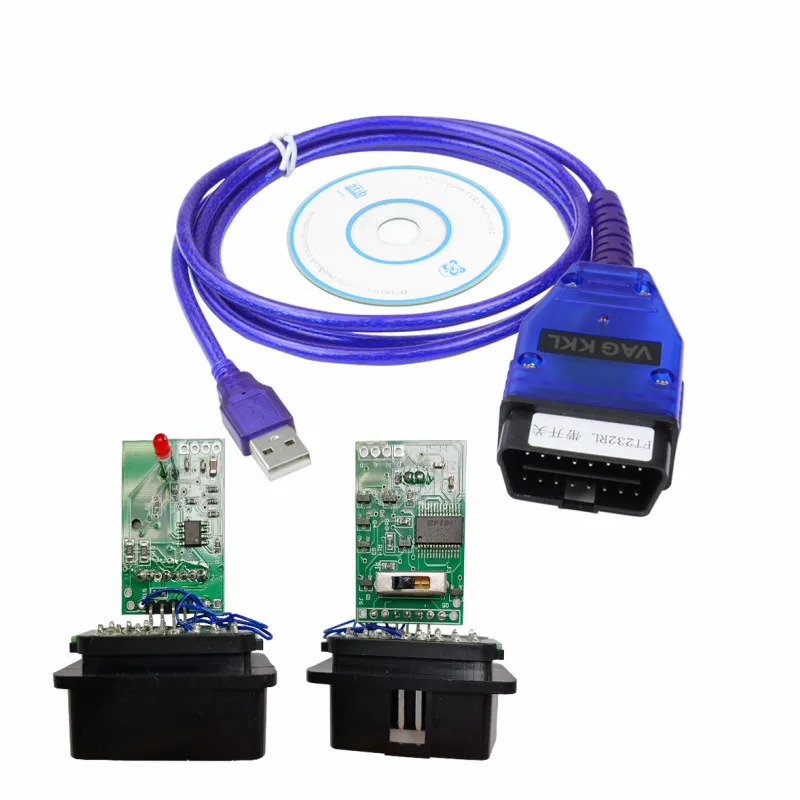 Новинка диагностический сканер VAG KKL для модели 409 с чипом FTDI FT232RL vag kkl OBD2 USB-кабель