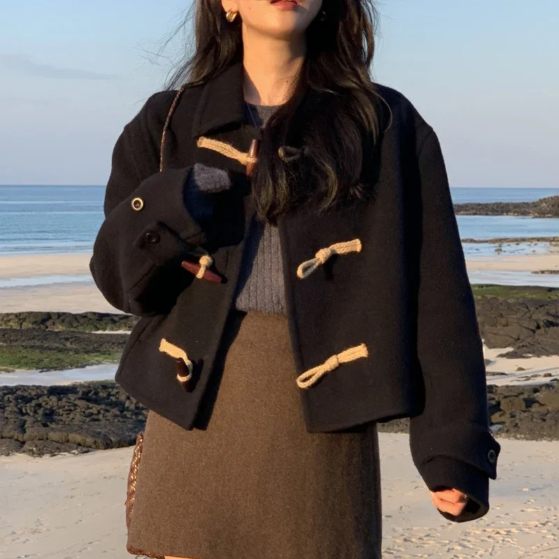 Корейское шерстяное пальто