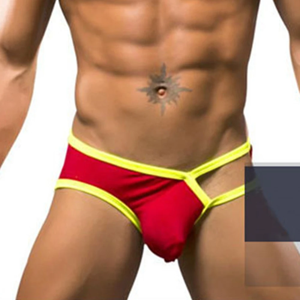 

Breathable Panties Underpants Mens Slip Underwear Erotic Waist G-Strings Hollow Man Panties Soft Thong Thongs U Convex Bag