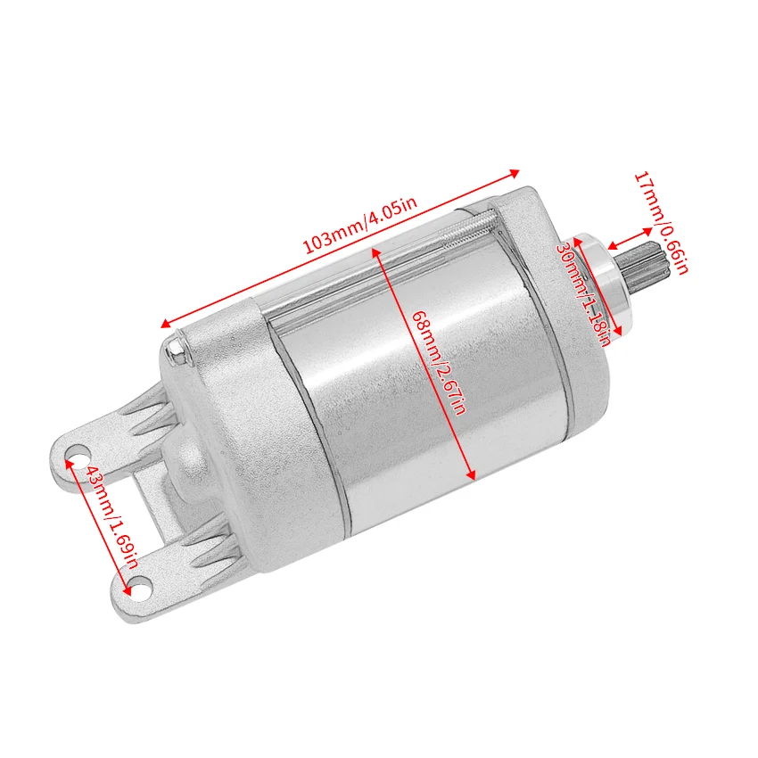 12V Motorcycle Starter Motor For Arctic Cat ATV 250 DVX UTILITY 2X4 AUTO 2006-2010 For Can Am DS250 OEM:S31200-RB1-000  3304-274 enlarge