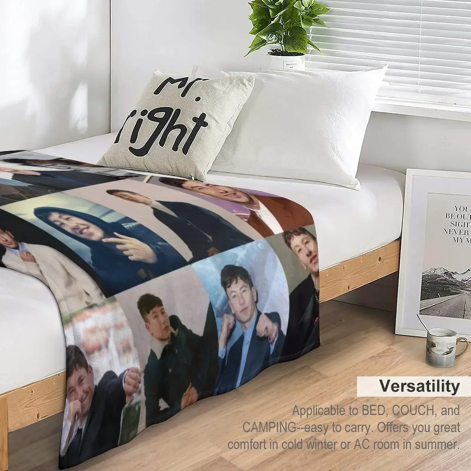 Одеяло Barry Keoghan Thermals для путешествий одеяла из фланелевой ткани