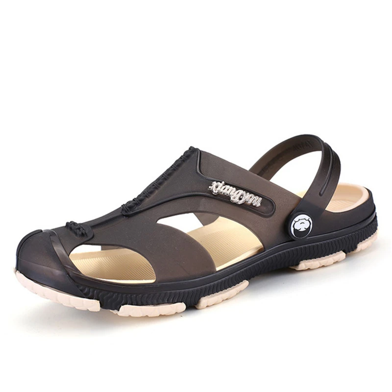 JIEMIAO Summer Sandals Men Breathable Outdoor Walking Shoes Antiskid Sport Slippers Quick Dry Beach Sandals Surfing Water Shoes