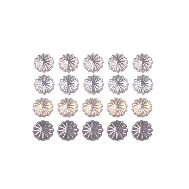 

10Pcs Alloy Vintage Decorative Buckle Retro Wallet Rivet Button DIY Leather Bag Backpack Belt Buckle Accessories