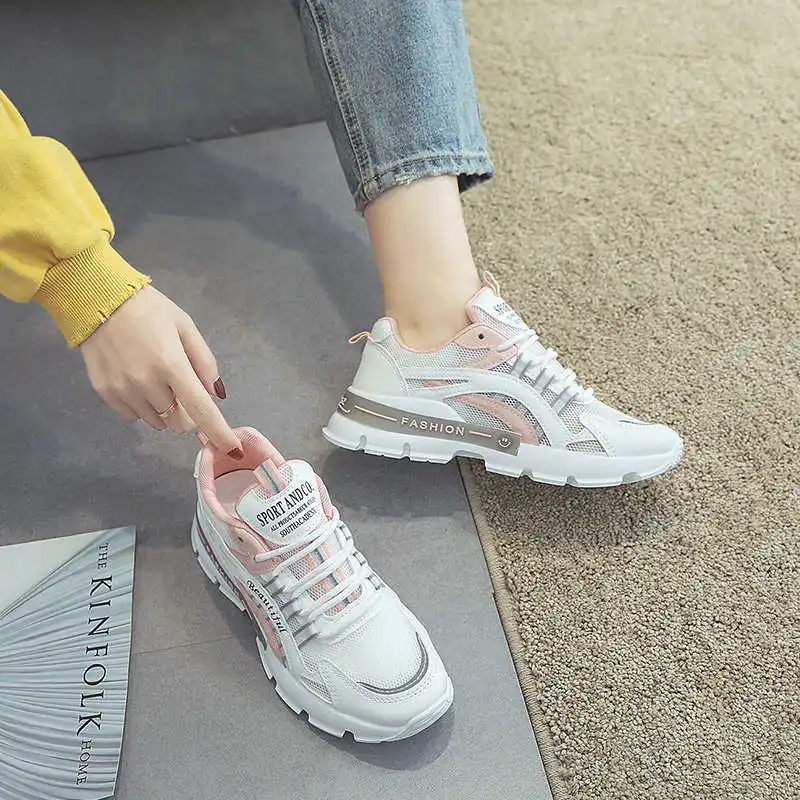 

Summer Tenis Running Luxury Designer Trainer Sports Woman 2022 Air Mesh Brand Sneakers Pink Sneakers Sport Woman Running Tennis