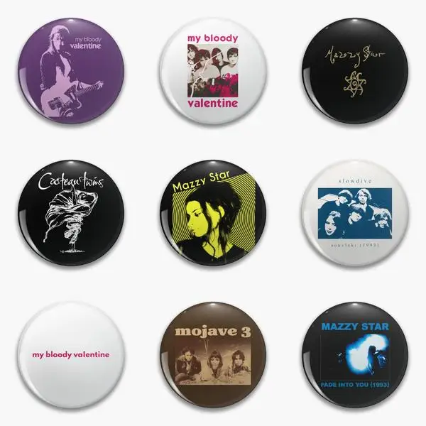 

Мягкая булавка Кокто Twins Mbv, билида, звезда, индивидуальный значок, металлическая шляпа, женский воротник, подарок, ювелирные изделия