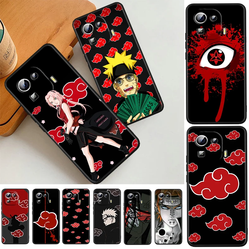 

Cool Naruto LOGO Art For Xiaomi Mi 12 12X 11T 11 11i 10i 10T 10S Note 10 9T 9 SE Lite Ultra Pro 5G Black Phone Case