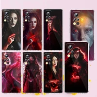marvel scarlet witch girls for honor 30s 30 20s 20e 20 9s 9 9x 8x 8a 8c 8 7c 7a pro max lite pro ru transparent tpu phone case