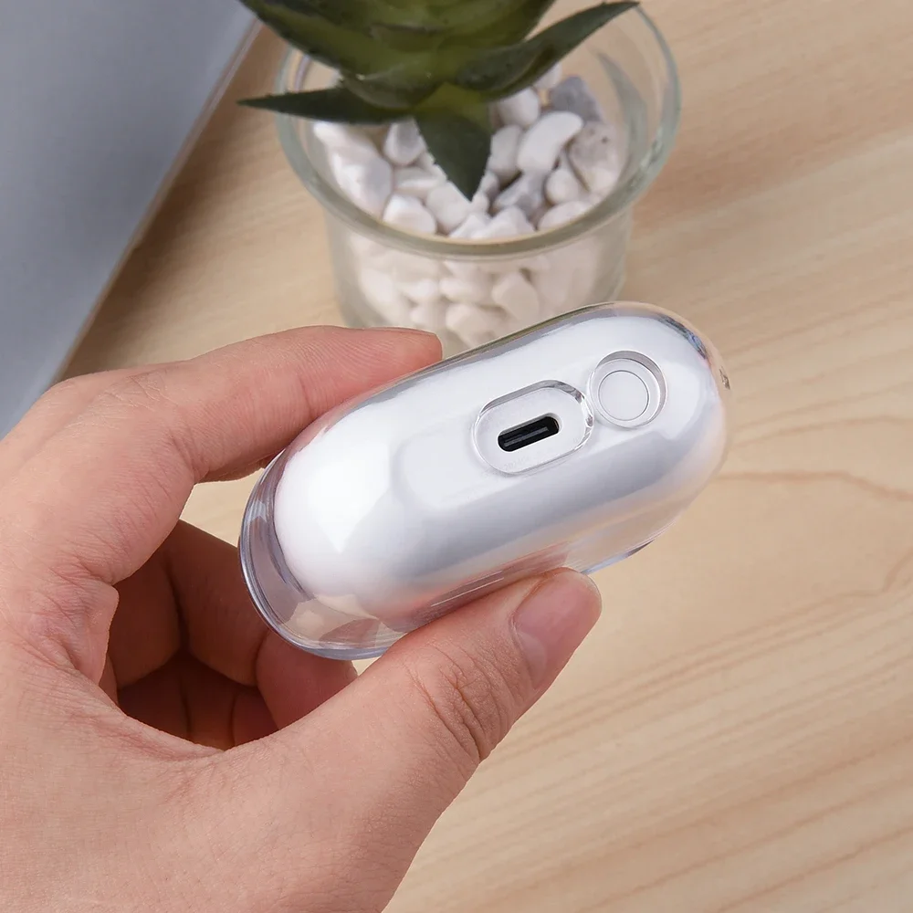 Фото Прозрачный чехол для наушников Samsung Galaxy Buds 3 Pro, жесткие чехлы из поликарбоната, Прозрачный чехол для наушников Samsung Galaxy Buds 3 №3