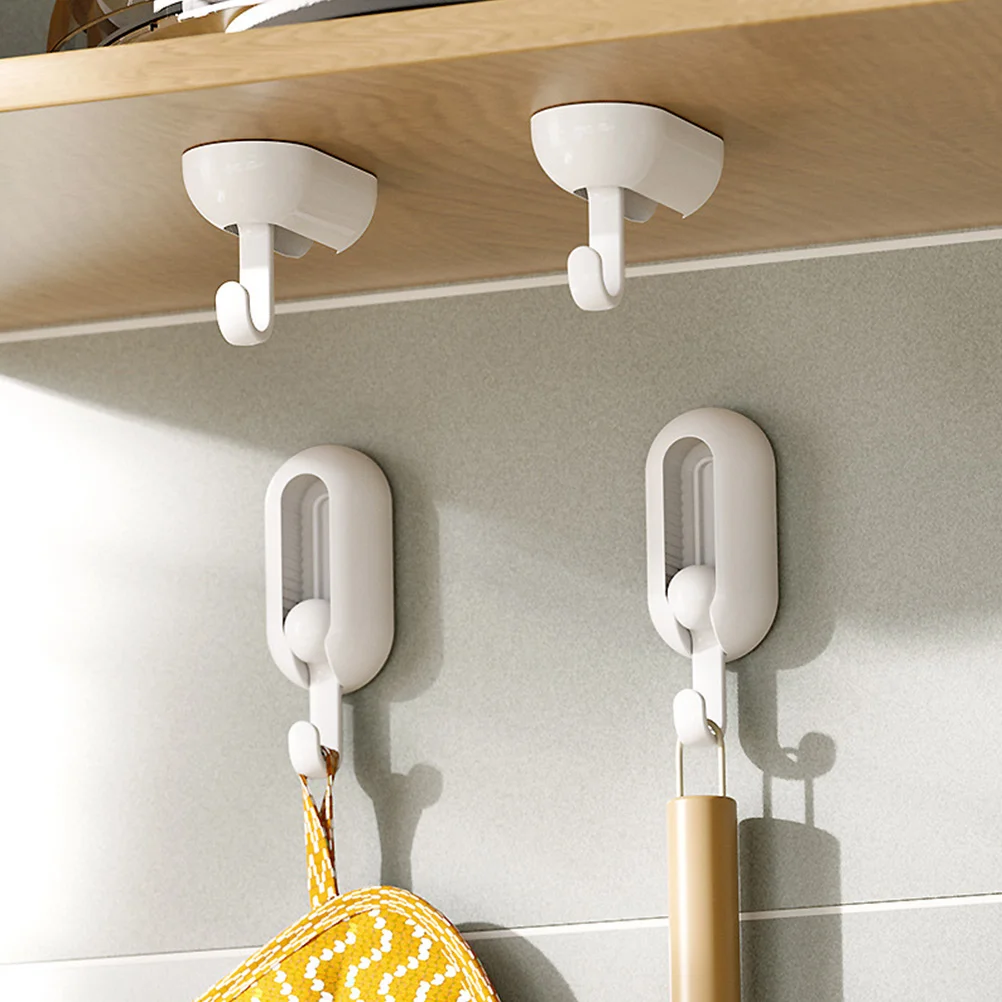 

10 Pcs Self-adhesive Hooks Heavy Duty Wall Hooks Adhesive Hooks Towel Hangers