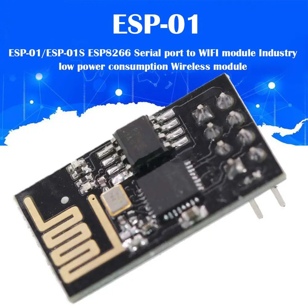 

ESP-01/ESP-01S ESP8266 Serial Port To WIFI Module Industry Low Power Consumption Wireless Module For APSTA AP STATISTICS L4P0