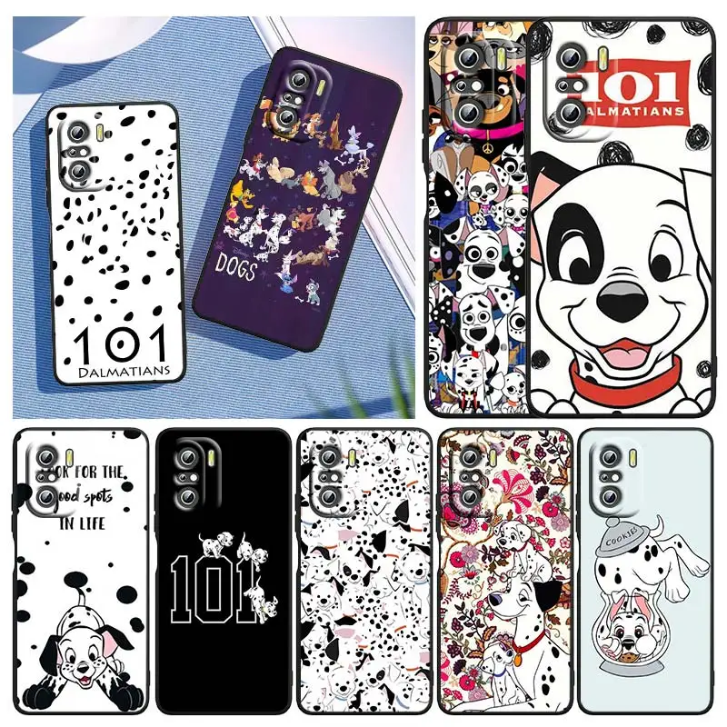 Мягкий черный чехол для телефона с собакой из мультфильма Disney 101 Xiaomi Redmi Note 10S 10 K50