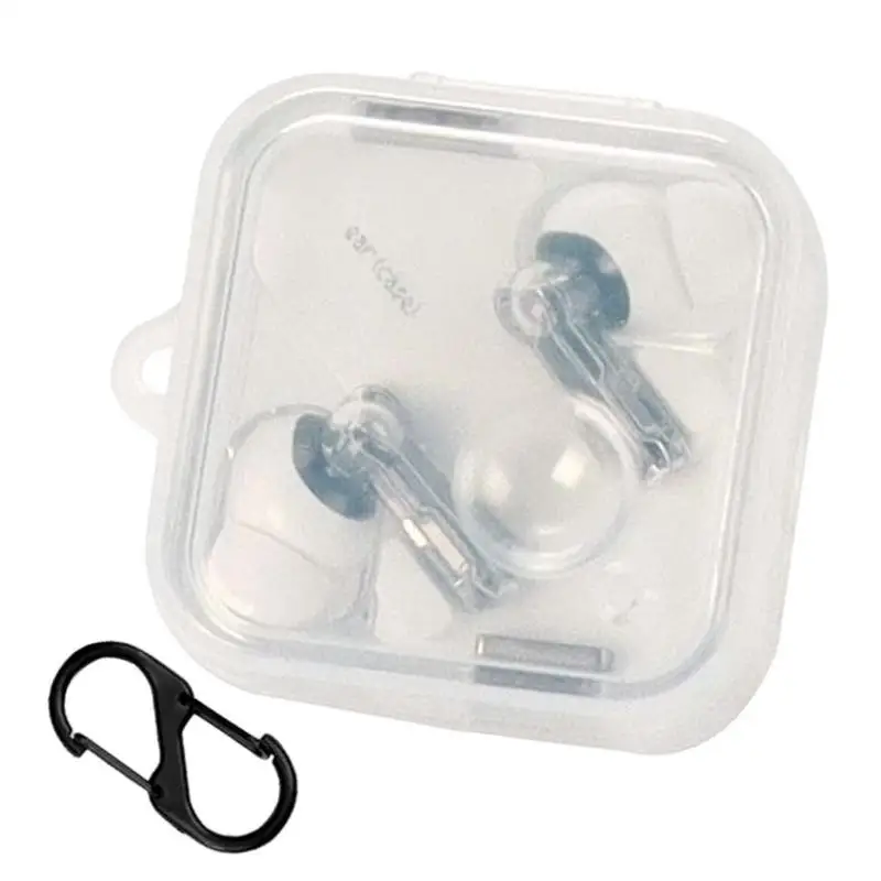 

For Nothing Ear (2) Headphone Protector Cover Case With Hook Impact-resistant Transparent Shell TPU Sleeve For Nothing Ear 2