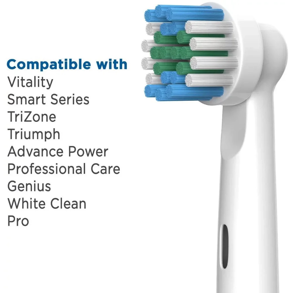 Electric Toothbrush Replacement Head 8/16 Pack / Compatible Oral B Brush Head, Braun Replacement Brush Head enlarge