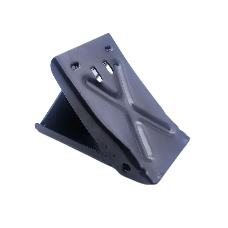 

1 шт., противоскользящий упор для колес автомобиля, грузовика, стопорный блок, противоскользящий, черная, толстая стальная пластина, фиксированные шины, обратная накладка, упор наклона