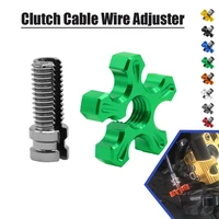 motorcycle cnc billet clutch cable wire adjuster screw m8m10 1 25 for yamaha srx600 szr660 tdm850 tdr250 trx850 ttr125