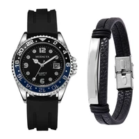 luxury watches for men couple leather bracelet silicone belt quartz wristwatch business sport luminous clocks relogio masculino